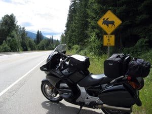 Riding motorcycles in Canada